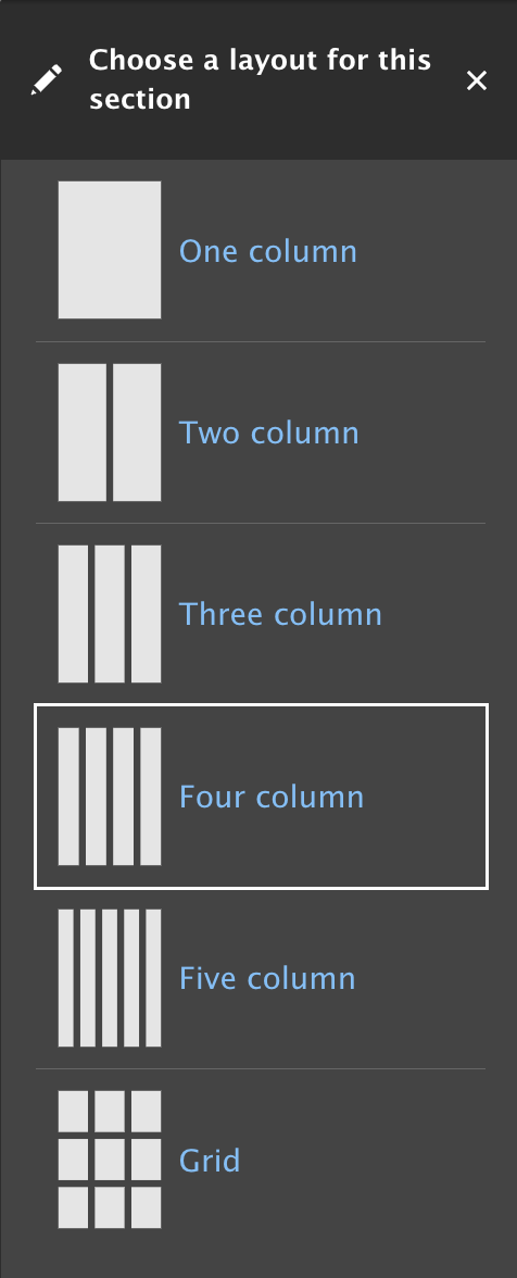 Four column